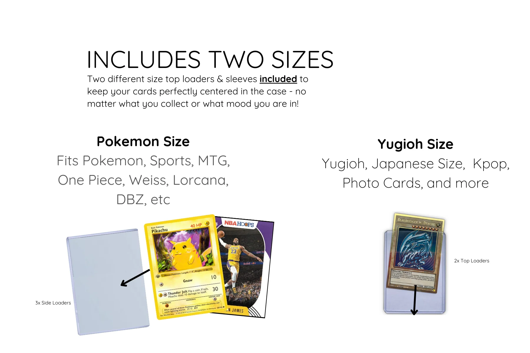 Perfect Fit UV Pack | Fits Pokemon, Yugioh, Sports, Magic, One Piece, TCG, and more - Image 5